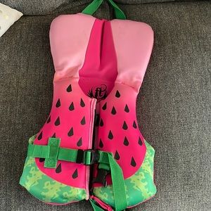 Girls life vest